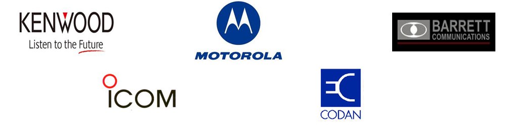 Radio equipment partner brands: Kenwood, Motorola, Barrett Communications, Icom, Codan